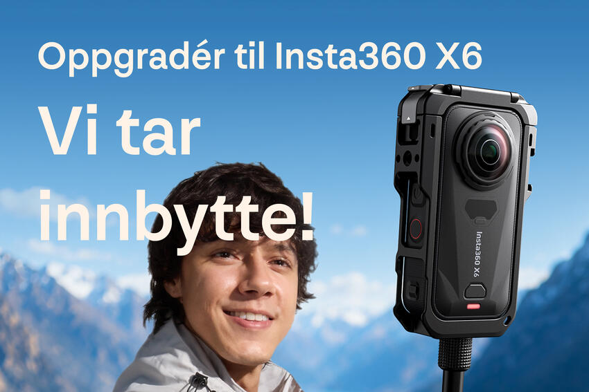 Oppgradér til Insta360 X6